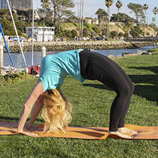 Yoga pose, wheel