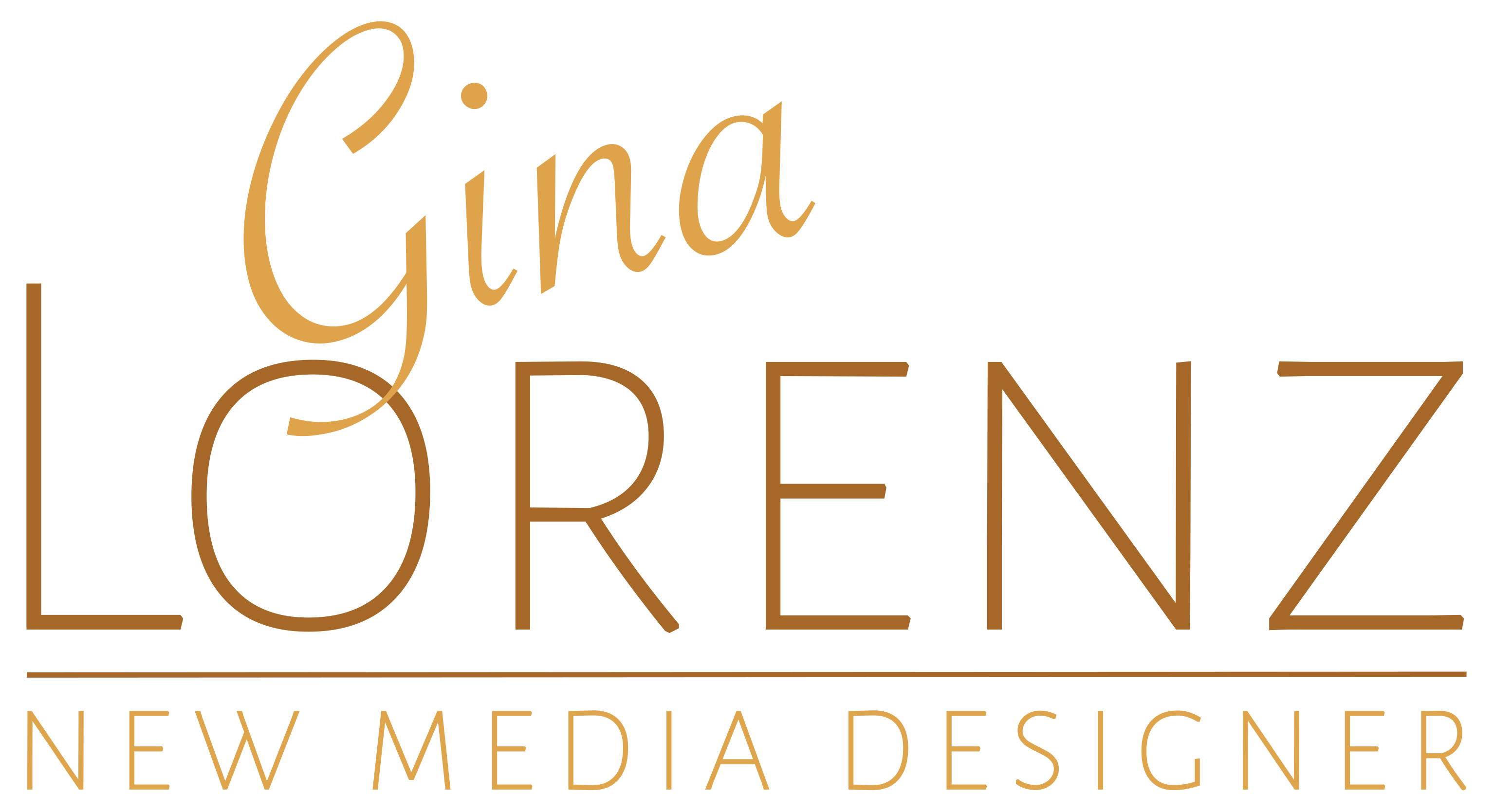 Gina Lorenz New Media Designer logo